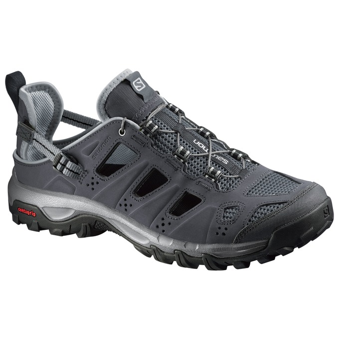 Chaussures Aquatiques Salomon Homme Grise Foncé - Salomon EVASION CABRIO - France (0574-FNZVK)